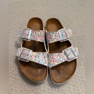 Birkenstock Arizona Oriental Mosaic Hologram Multicolored Sandals